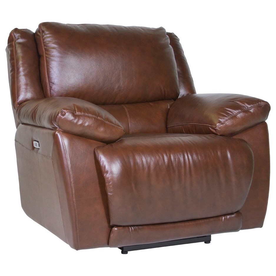 Futura Leather Curtis Power Recliner HomeWorld Furniture Three Way